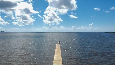 flying over a pier in texas