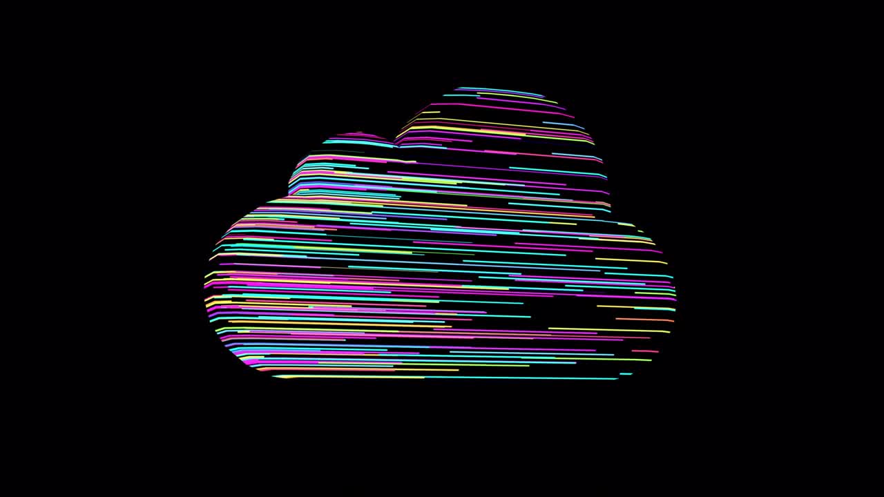 cloud computing, symbol of global technology and cloud services 3D cloud object