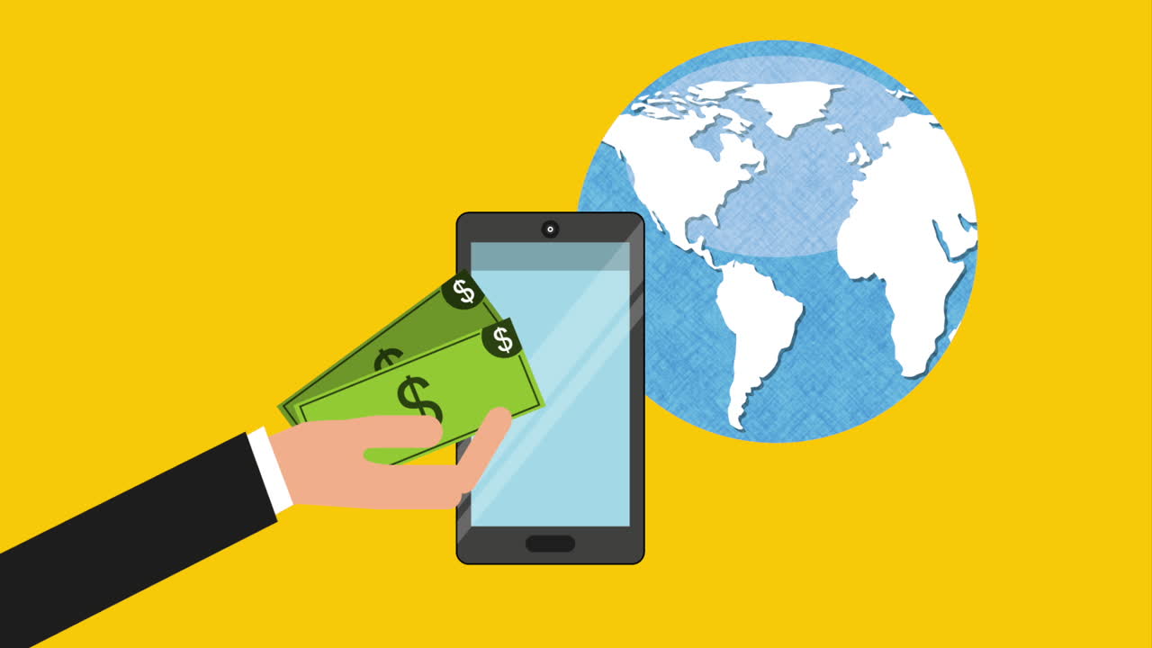 금융 아이콘 디자인, 비디오 애니메이션