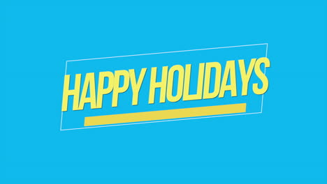 Happy-Holidays-vibrant-blue-background-with-modern-yellow-lettering