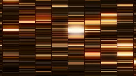 abstract bronze or brown vertical bars with many horizontal shimmering lines. motion. disco wall background, interior details of a night club, seamless loop