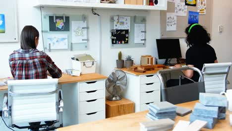 executives working at desk