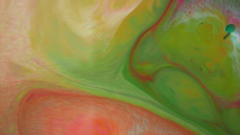 mezcla de colores de pinturas, fondo abstracto de formas morphing. increíbles imágenes en movimiento creadas por tintes giratorios.
