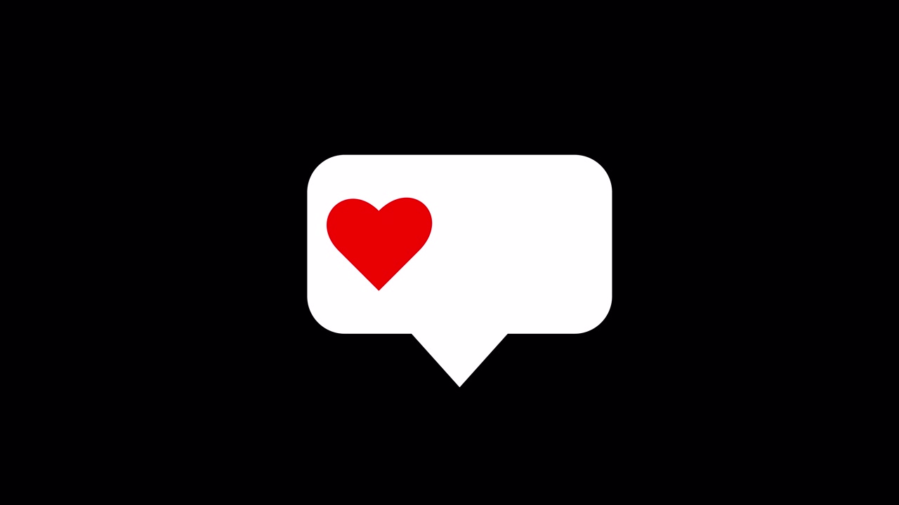 Ícone de Notificação de Redes Sociais com Contador de Curtidas Aumentando Rapidamente