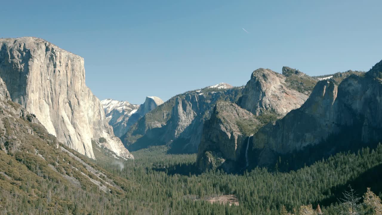 4k yosemite valley com cachoeira