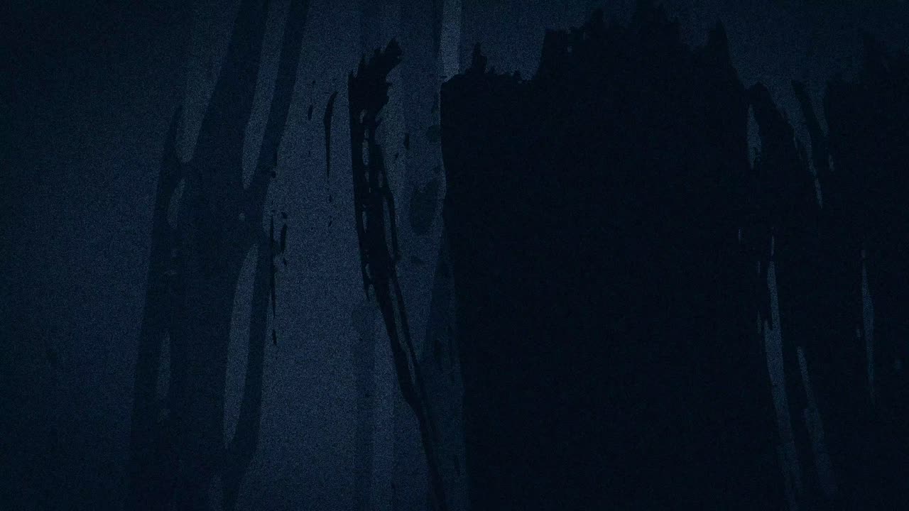 animación de manchas abstractas azules claras y oscuras que se mueven rápidamente sobre un fondo azul