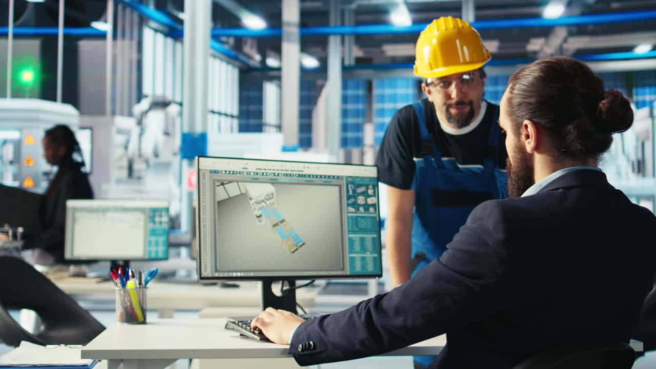 ricercatore collabora con un tecnico per sviluppare nuovi materiali fotovoltaici