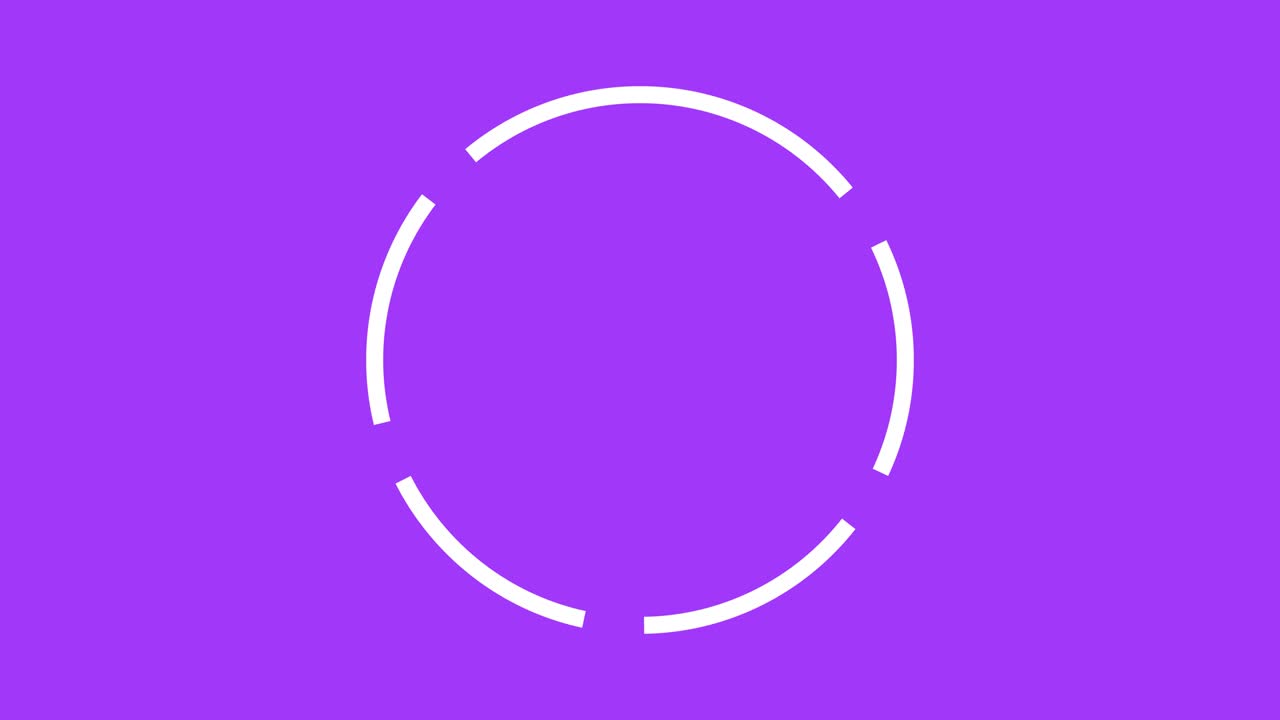 rotación del círculo división pop animación gráficos de movimiento