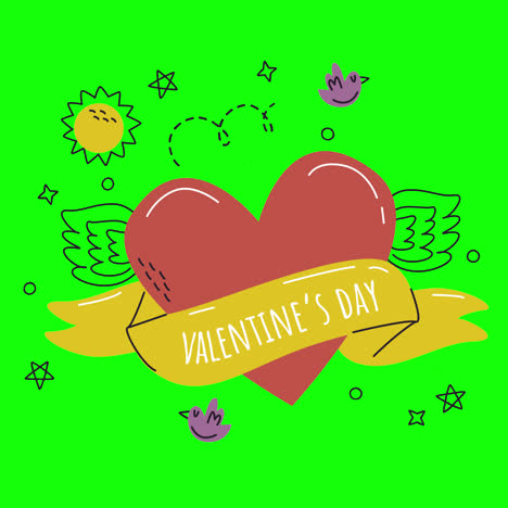 valentine's day heart illustration