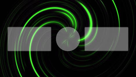 movimiento de la pantalla de finalización de la tarjeta de extremo de neón de vórtice