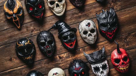 spooky halloween masks