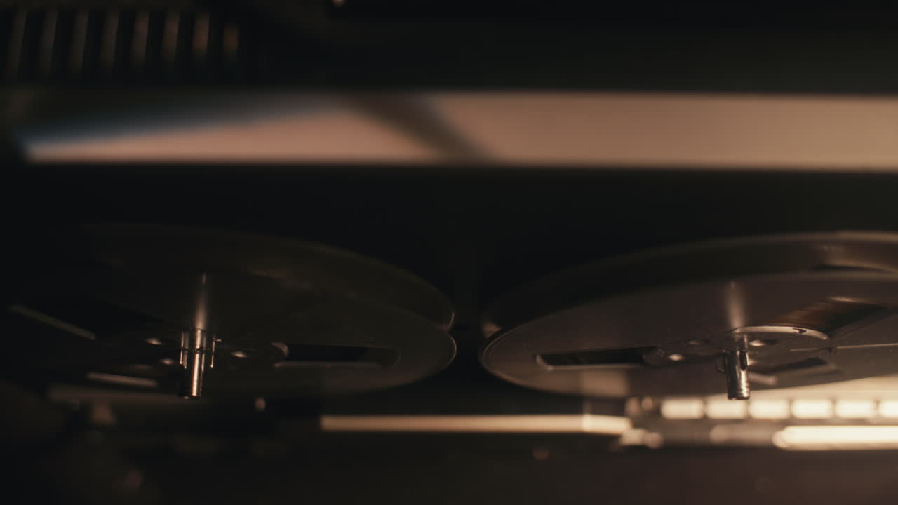 A vintage tape recorder