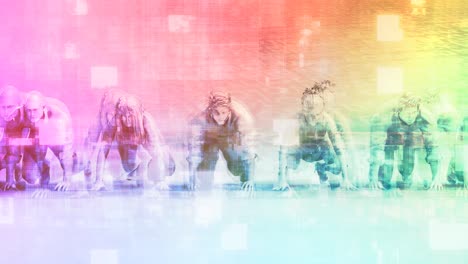 tecnología de virtualización como un concepto de la industria resumen