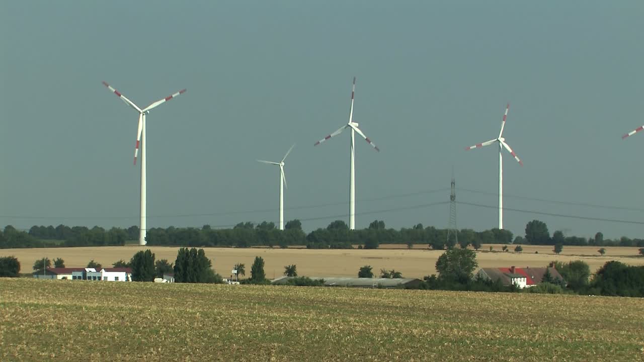 Wind turbines in Magdeburger Boerde, Germany-1