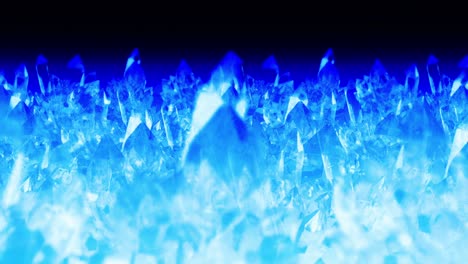 close up view of iceberg. abstract winter ice background. ice pieces. cold snow. light blue. 3d animation of crushed ice. loop animation.