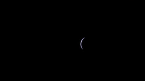 the 2017 solar eclipse as it forms to solar ring