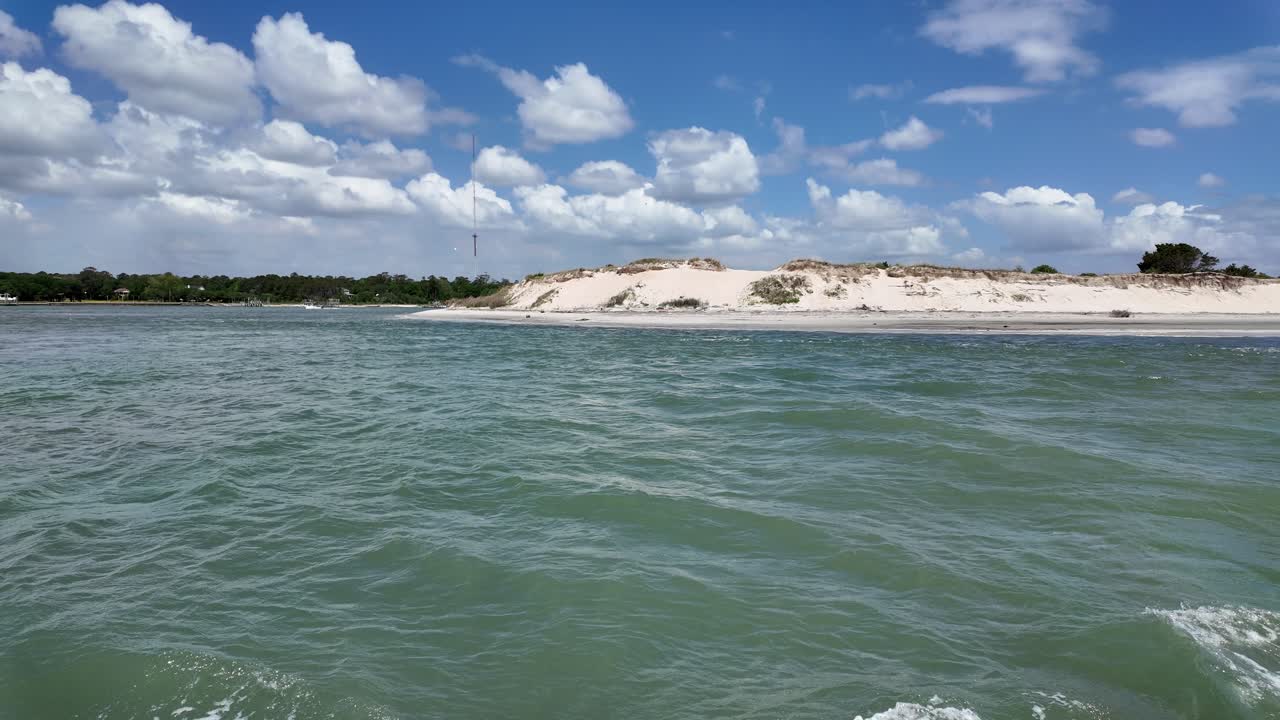 North Carolina drone footage of carolina beach.