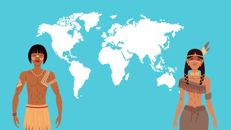 indigenus couple ethnicity in the planet