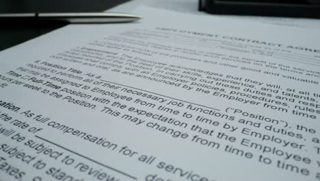 documentos del contrato de trabajo
