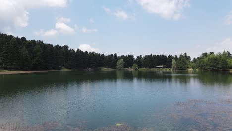 Drone-Aéreo-Del-Parque-Nacional-Del-Lago