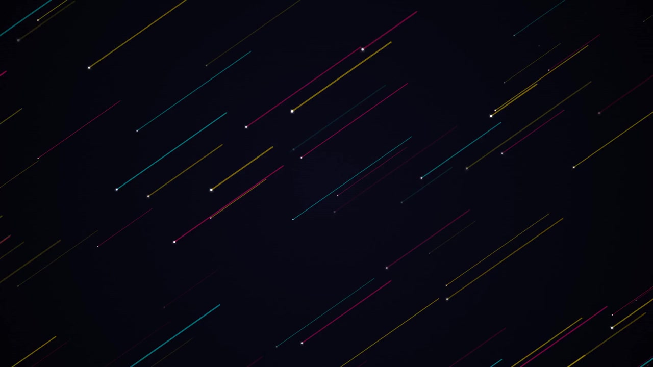 Sfondo Animato Astratto con Strisce di Luce Diagonali Colorate