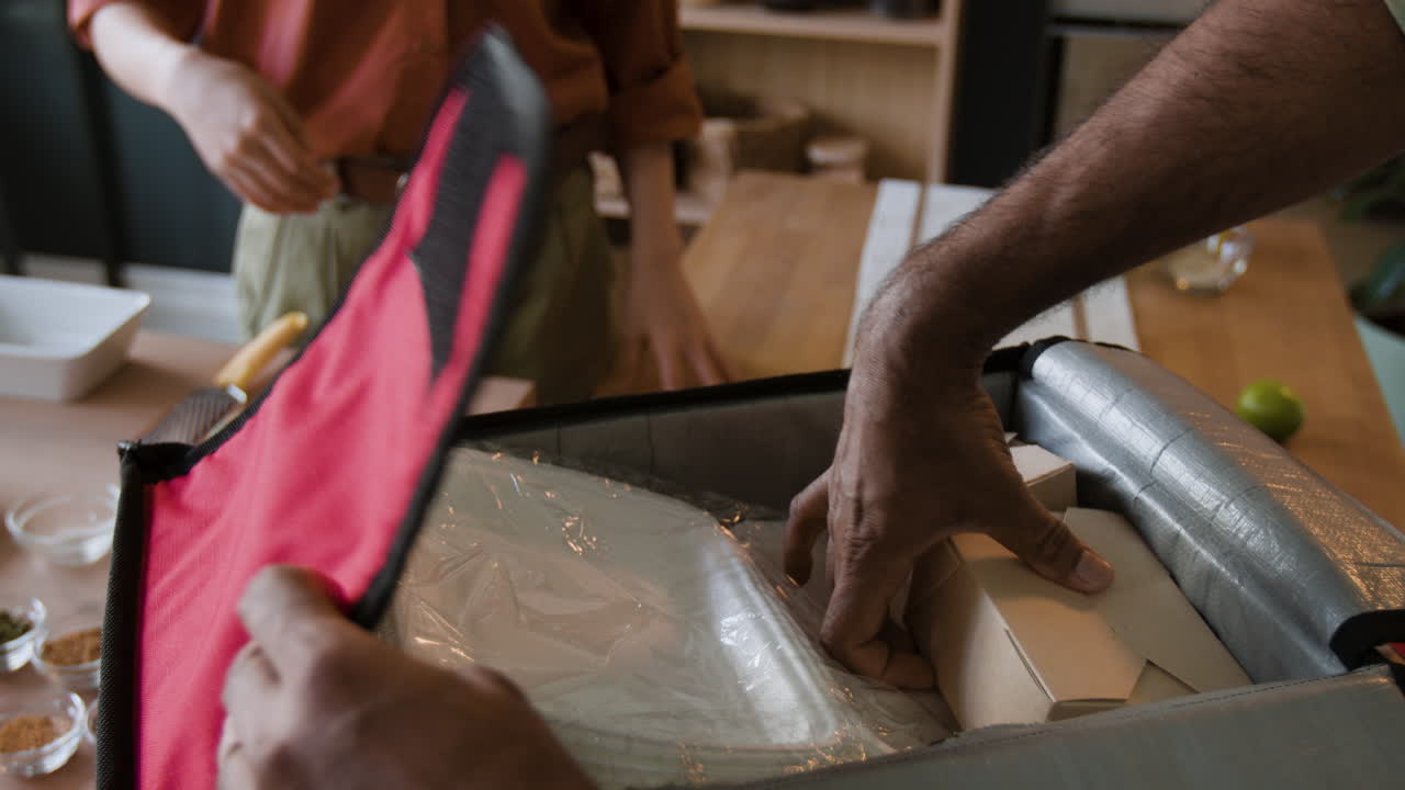 Food Delivery: Handing Over a Takeout Order