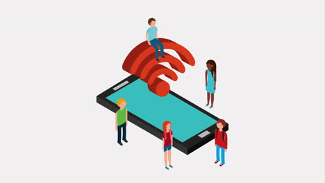 people and wireless technology
