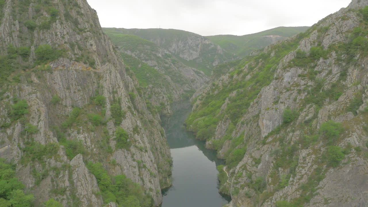 마트카 협곡의 조감도