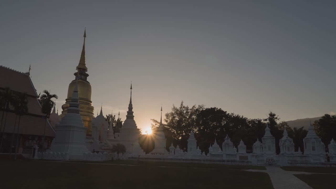 Golden Pagoda at Sunset