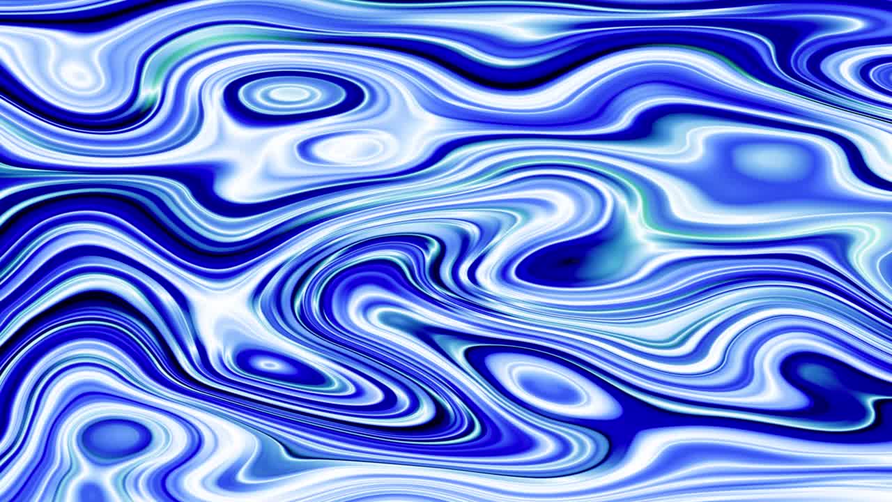 Sfondo fluido vorticoso con inchiostro marmorizzato astratto di colore blu 1.mp4