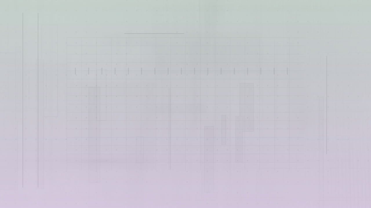 Animation of grid and bar chart suggesting data analysis on gradient ...