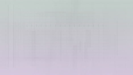 animation of grid and bar chart suggesting data analysis on gradient background