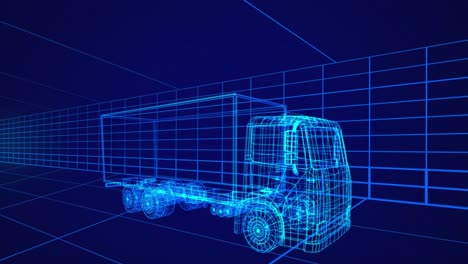 3d technical drawing of car 4k