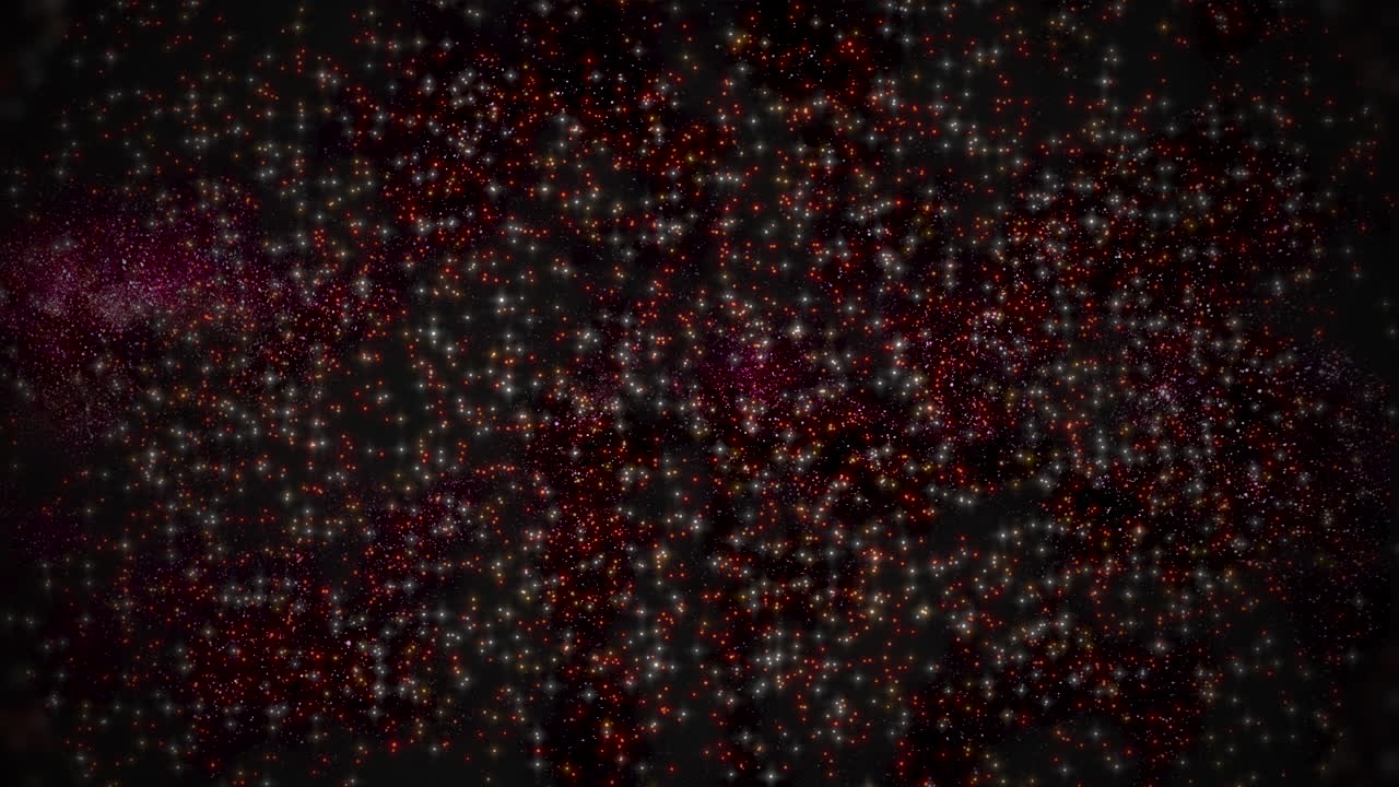 el cautivador cielo nocturno lleno de estrellas de colores