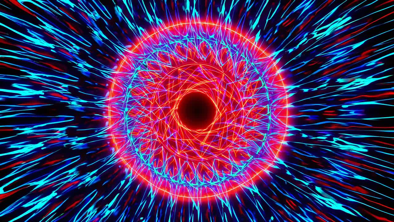 imágenes abstractas de túnel de neón