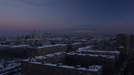 sunrise over the city time lapse