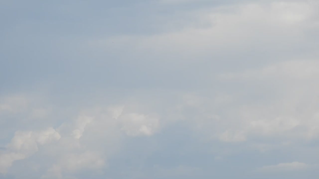 구름 형성의 시간 경과