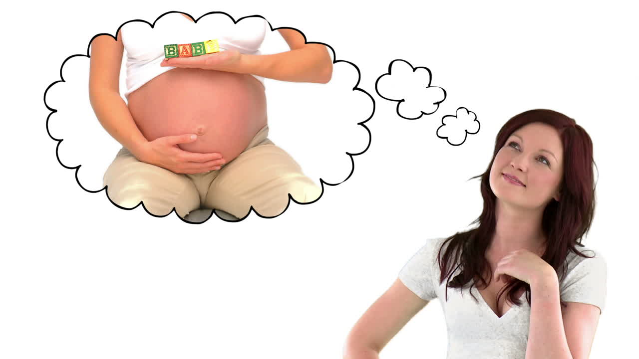 임신을 고려하는 젊은 여성