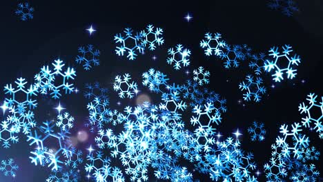 snow flake loop animation