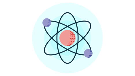 atom model illustration