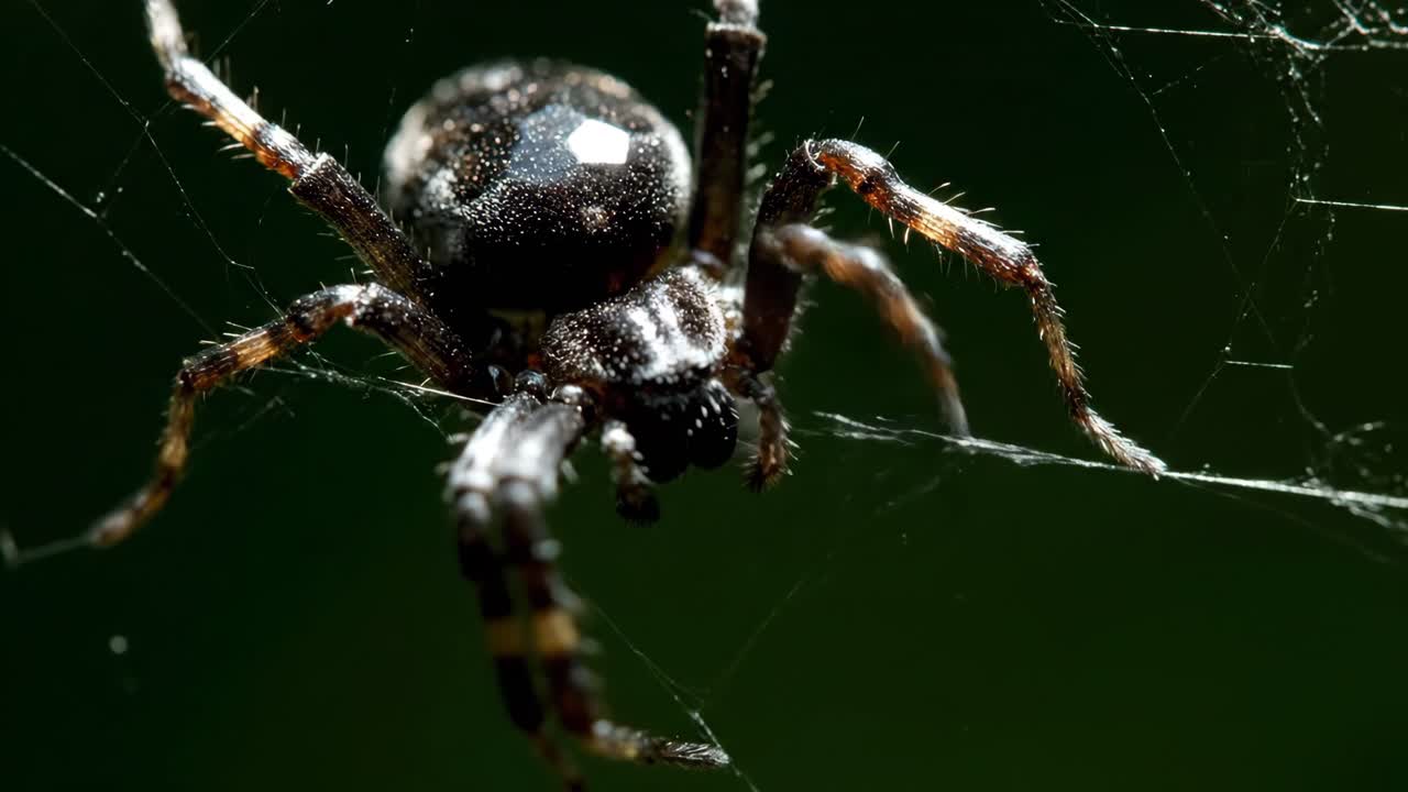거미줄 에 있는 거미