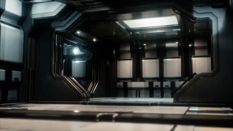 túnel de ciencia ficción o corredor de naves espaciales