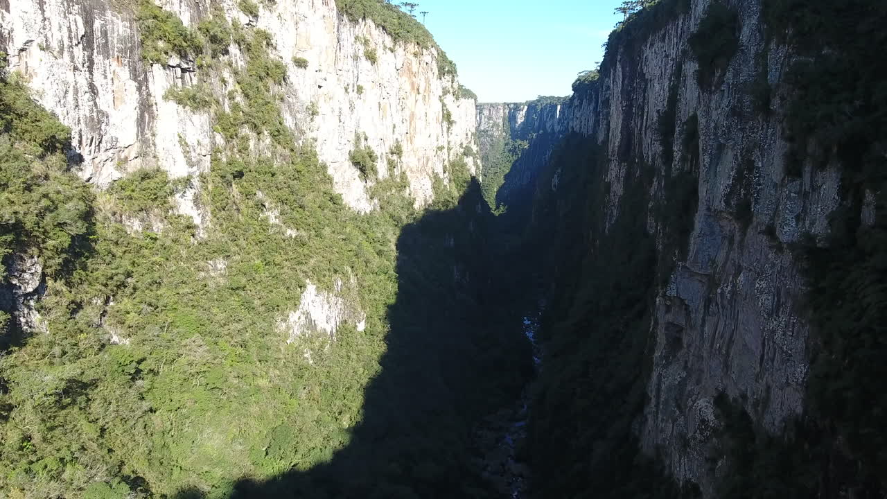 Aerial View of a Stunning Canyon with a River Running Through It