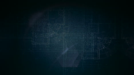 tema cinematográfico con arte de mezclilla y fondo azul oscuro