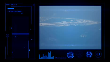 concepto inteligente de red de comunicación inalámbrica y cabina de la tripulación. 4k