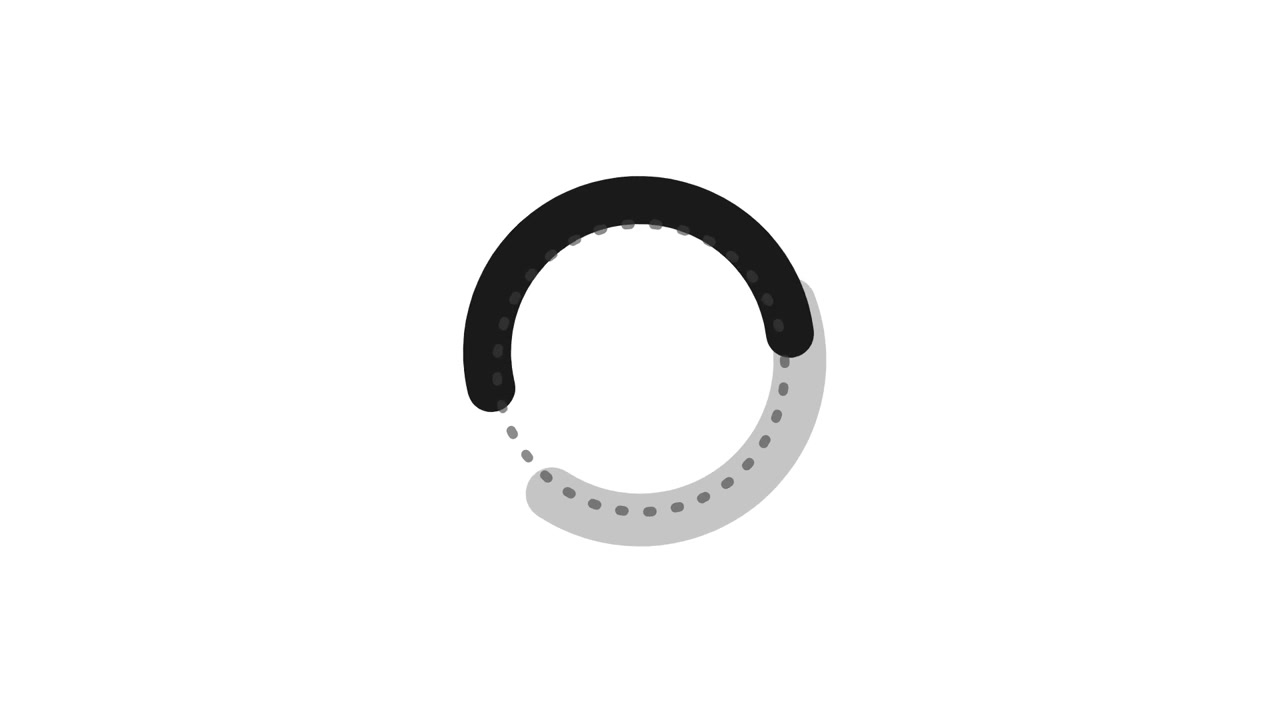 Animated Circular Loading Progress Indicator
