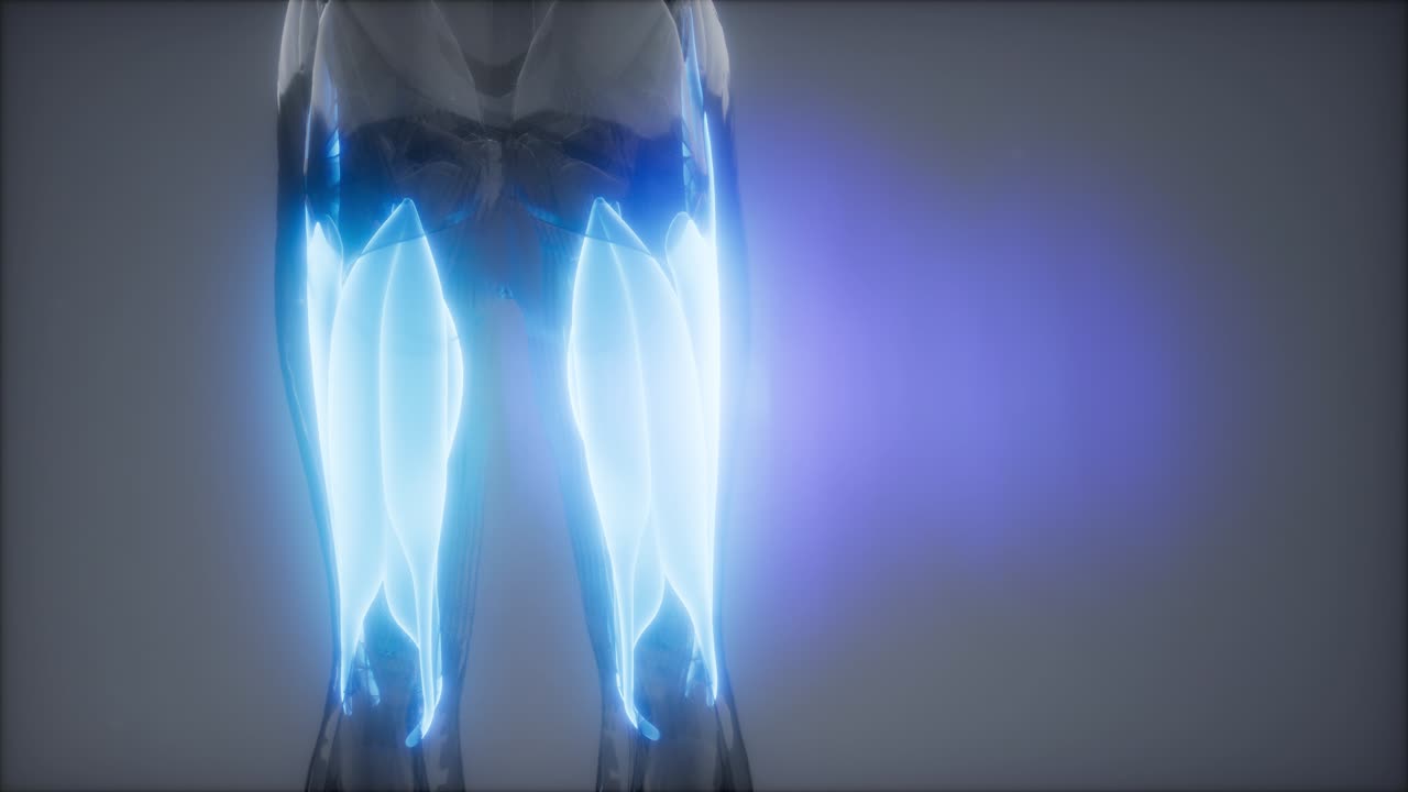 허 ⁇ 지 근육 - 눈에 보이는 근육 해부학 지도