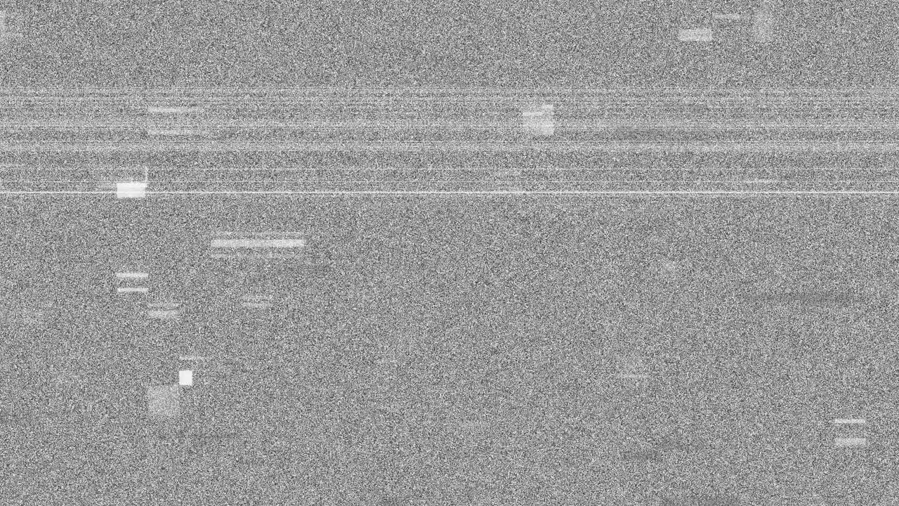 Animation of interference over blurred background