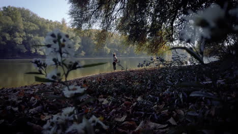 Women-wondering-at-the-riverbank