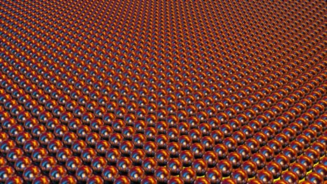 Waves from geometric spheres abstract background